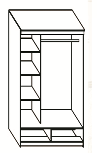 Шкаф купе пш 2 9