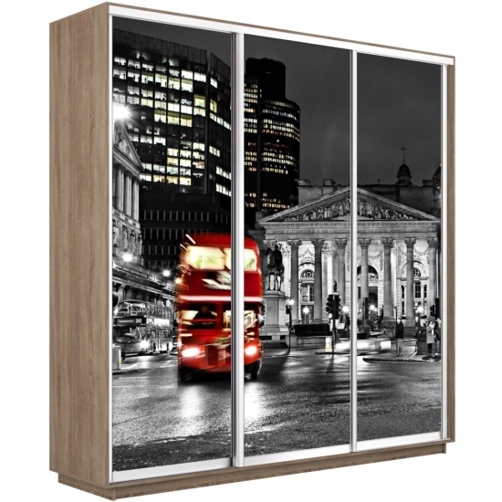 Шкаф-купе Экспресс с Фотопечатью 1800 х 2200 х 600 Ночной Лондон