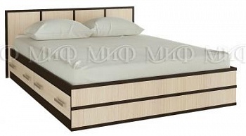 Кровать 1,4 м Сакура с ящиками