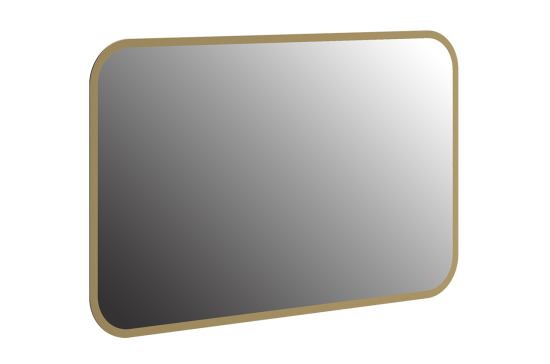 Зеркало Фортуна 3 черный, белый, золото