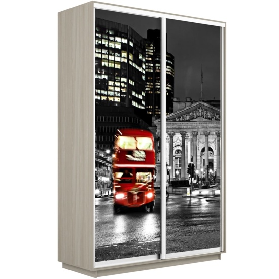 Шкаф-купе Экспресс с Фотопечатью 1600 х 2400 х 600 Ночной Лондон