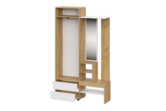 Вешалка с зеркалом Абрау