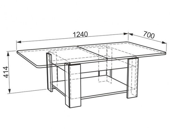 Стол журнальный Адам 1