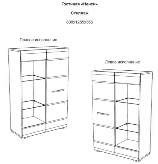 Стеллаж Ненси