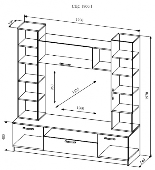Гостиная СОФИ 4 (СЦС 1900.1)