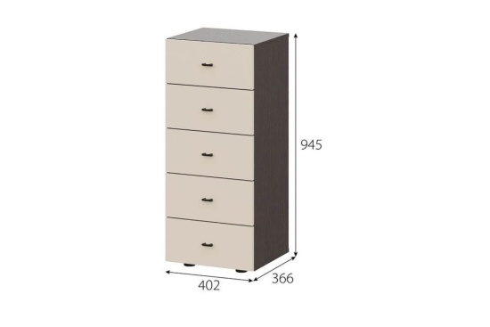 Комод 5 ящ."ГИЗА"