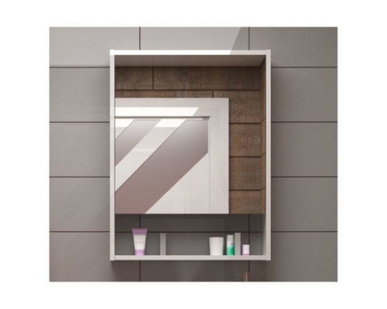 Шкаф навесной с зеркалом "Комбо" 50