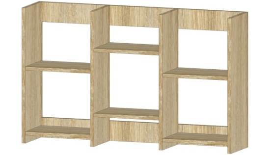 Полка книжная средняя