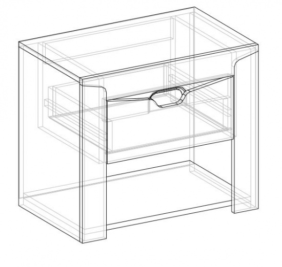 Хилтон Тумба прикроватная (2 шт)