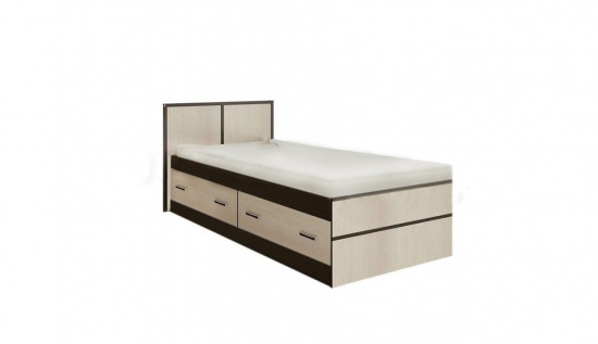 Кровать Сакура 0,9 м с ящиками