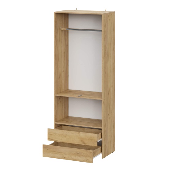 "Абрау" Шкаф двухстворчатый (с ящиками)