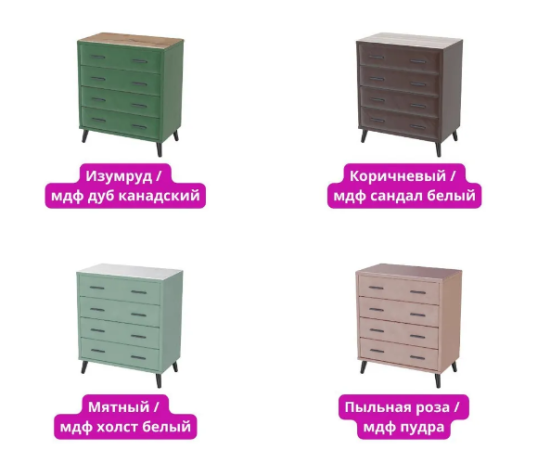 Комод интерьерный Пай