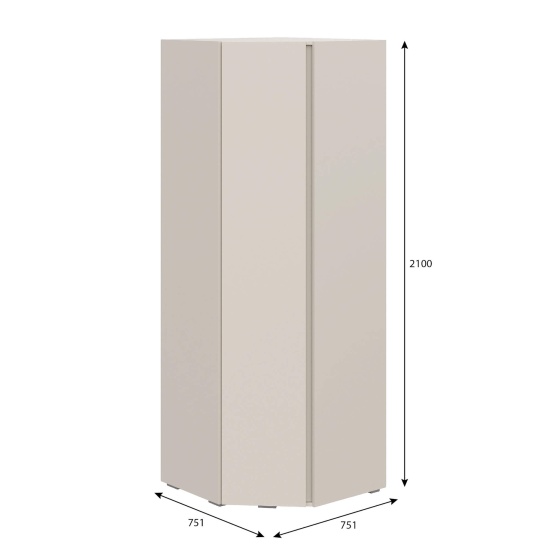 Люмо Шкаф угловой ШК 04