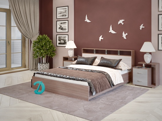 Кровать Троя 1,2м без матраса