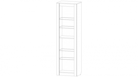 Пенал со стеклом Ривьера