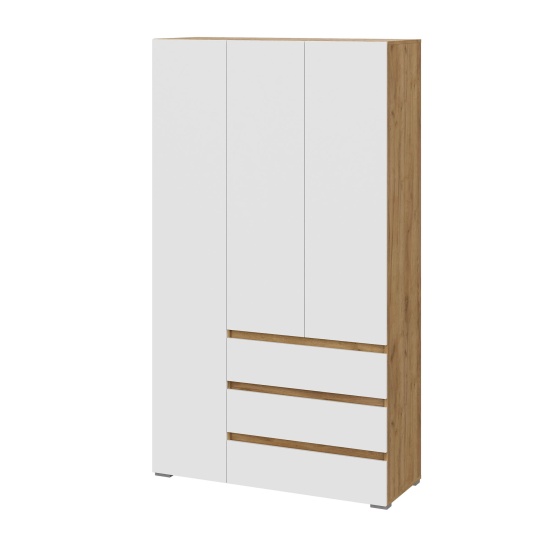 Люмо Шкаф с ящиками 3-х створчатый ШК 06