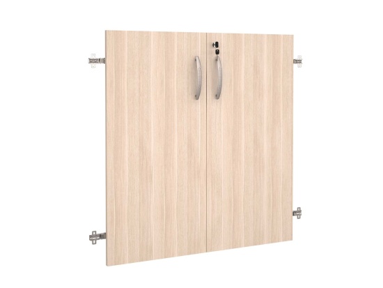 Двери ЛДСП 2 секции с замком 63.59 Альфа