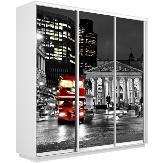 Шкаф-купе Экспресс с Фотопечатью 1800 х 2200 х 600 Ночной Лондон