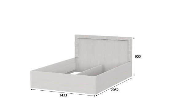 Кровать двойная 1,4х2,0 Гамма 20+ортопед