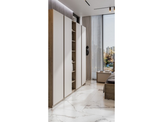 Гардеробная Этна Кашемир (Модульная)