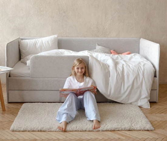 Детский диван-кровать 90*200 см SMILE без матраца