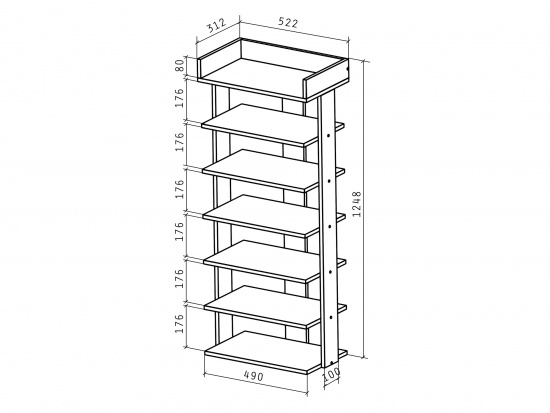Обувница Этажи