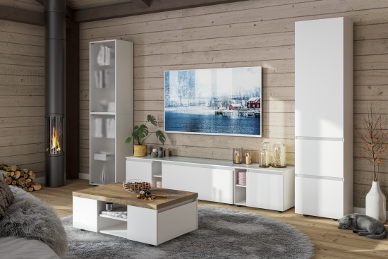 Тумба со стеклом Одри