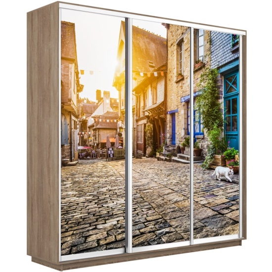 Шкаф-купе Экспресс с Фотопечатью 1800 х 2400 х 600 Улица