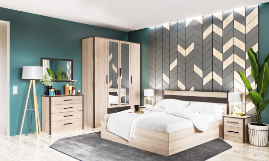 Кровать ЛК-1 (1,4м.) Лирика+ ортопедический подъемный механизм