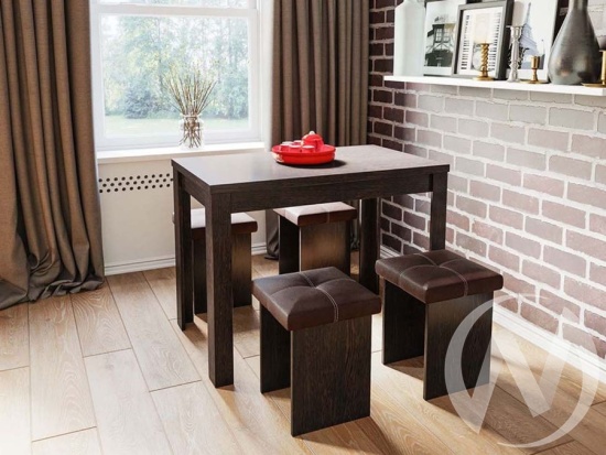 Обеденная группа тип 5 венге/шоколад