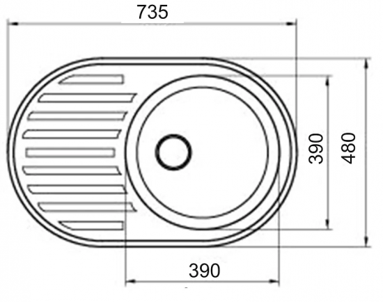 Кухонная мойка Меркурий М 03