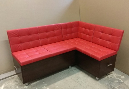 Кухонный уголок Эко Венге/красный