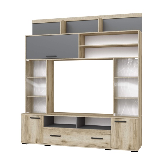 Дуб Делано /Графит серый