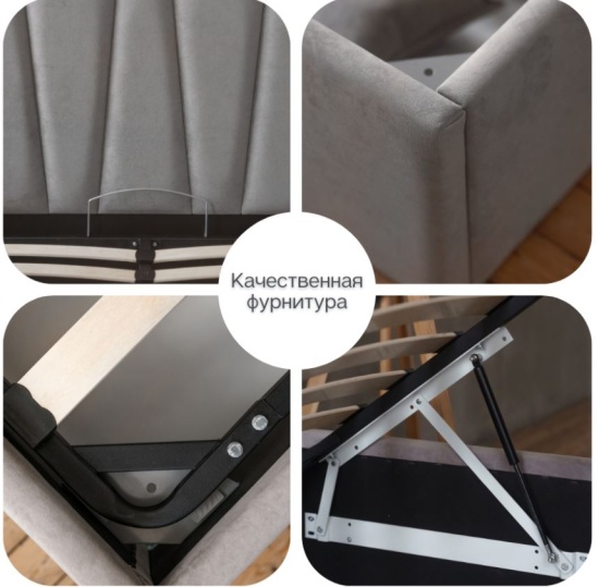 Двуспальная кровать KELLY 160х200 с подъемным механизмом 