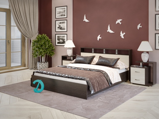 Кровать Троя 1,8м без матраса