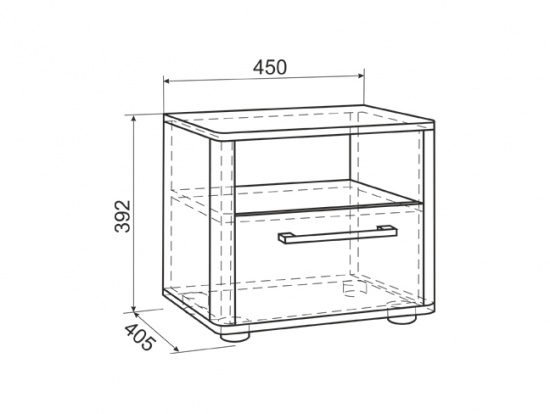 Тумба прикроватная "Зара"
