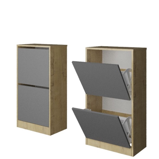 Обувница 2 ящика Твист Лайт 