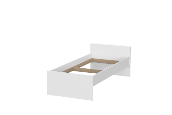 Токио Кровать одинарная (0,9х2,0) + основание ЛДСП(SV)