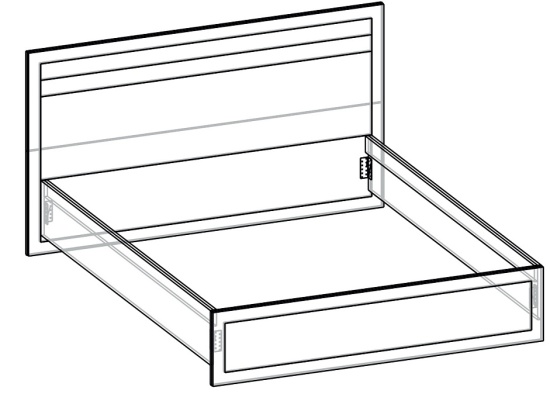 Прага Кровать 1400+ортопед