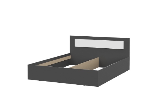 "Дольче" Кровать двойная (1,6*2,0) + основанием ДСП (лайт) 