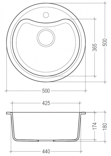 Кухонная мойка FUTURA  F01