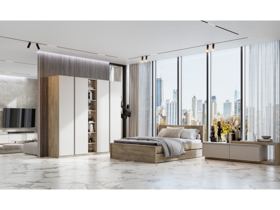 Гардеробная Этна Кашемир (Модульная)