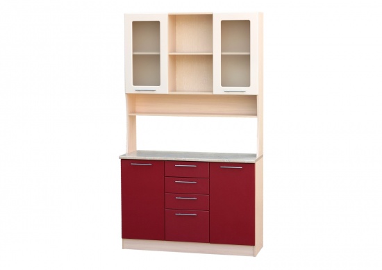 Буфет "Металлик" стекло