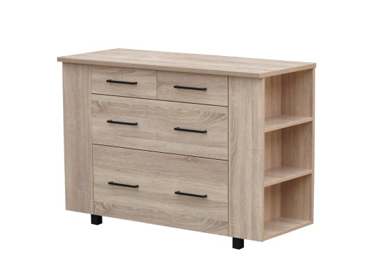 Комод 4 ящ с полками