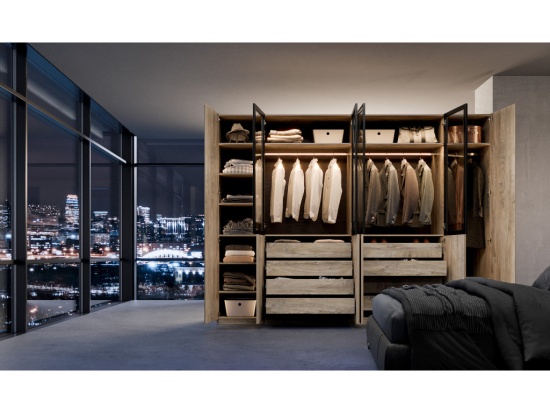 Гардеробная Этна Лак (Модульная)