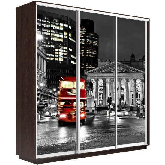Шкаф-купе Экспресс с Фотопечатью 1800 х 2200 х 600 Ночной Лондон