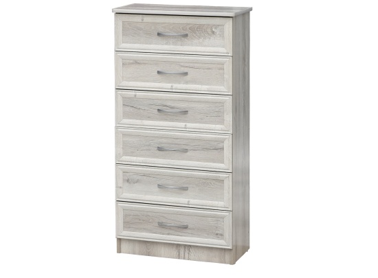 Комод 6 ящиков с накладкой МДФ