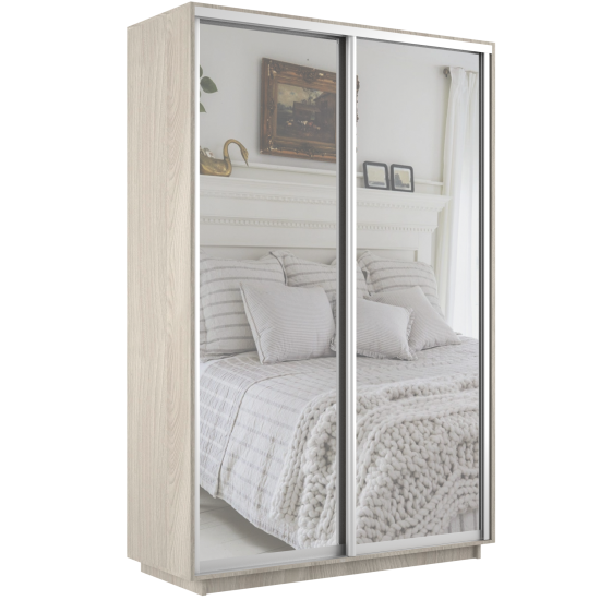 Шкаф-купе Экспресс 2 зерк. 1200 х 2400 х 600