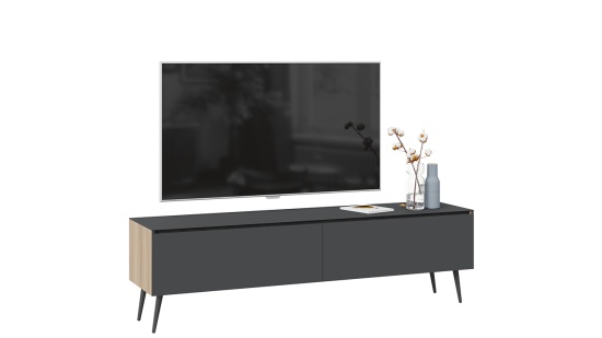 Тумба для теле- и радиоаппаратуры «Глосс» с опорами