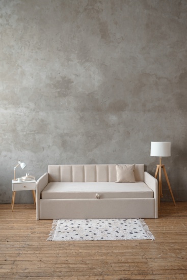 Детская кровать TONY 90*190 с ПМ + подушка-квадрат с матрасом 